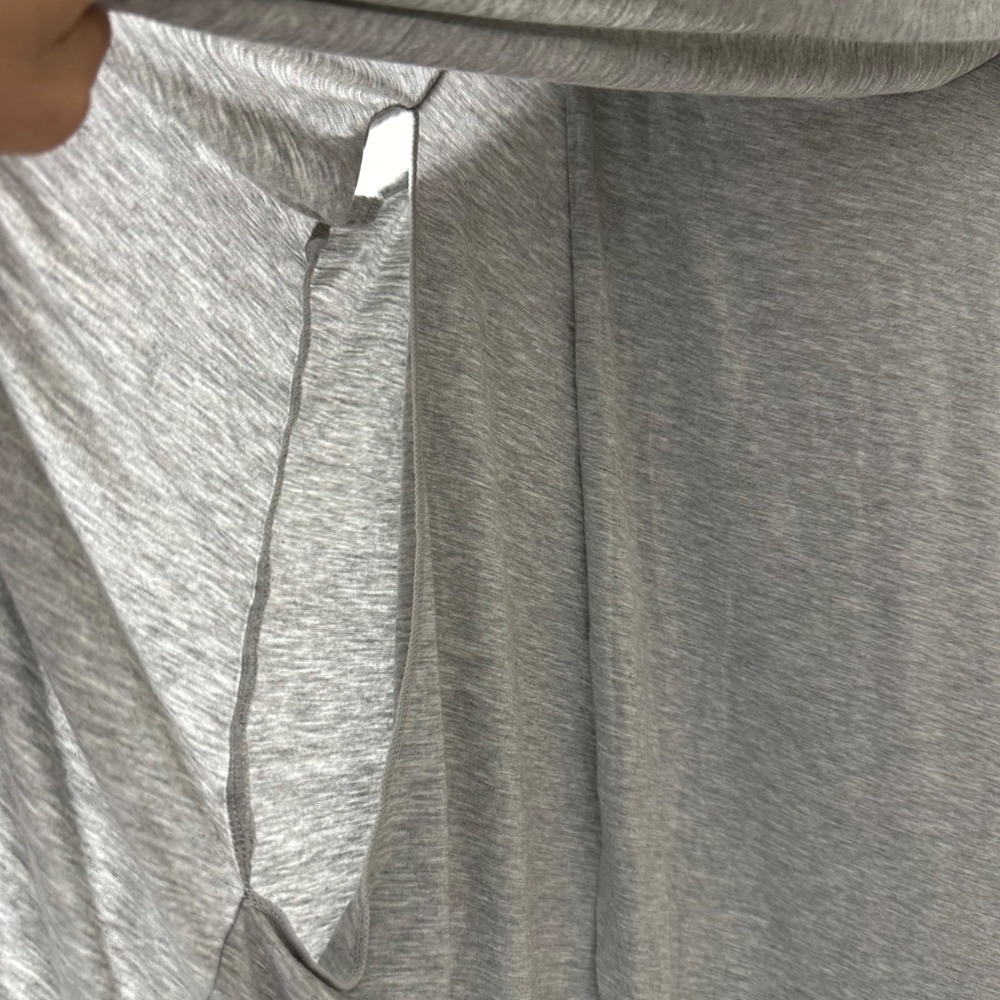 Kindred Bravely Grey Heather Nursing Tank Top Crossover Breastfeeding Access L - Picture 4 of 8